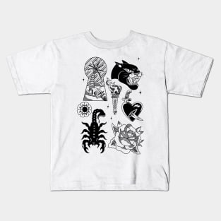 Flash Tattoo Shirt Kids T-Shirt